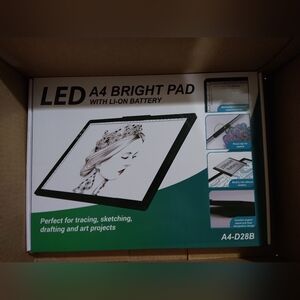 LED A4 Bright Pad for Tracing Pad - Black